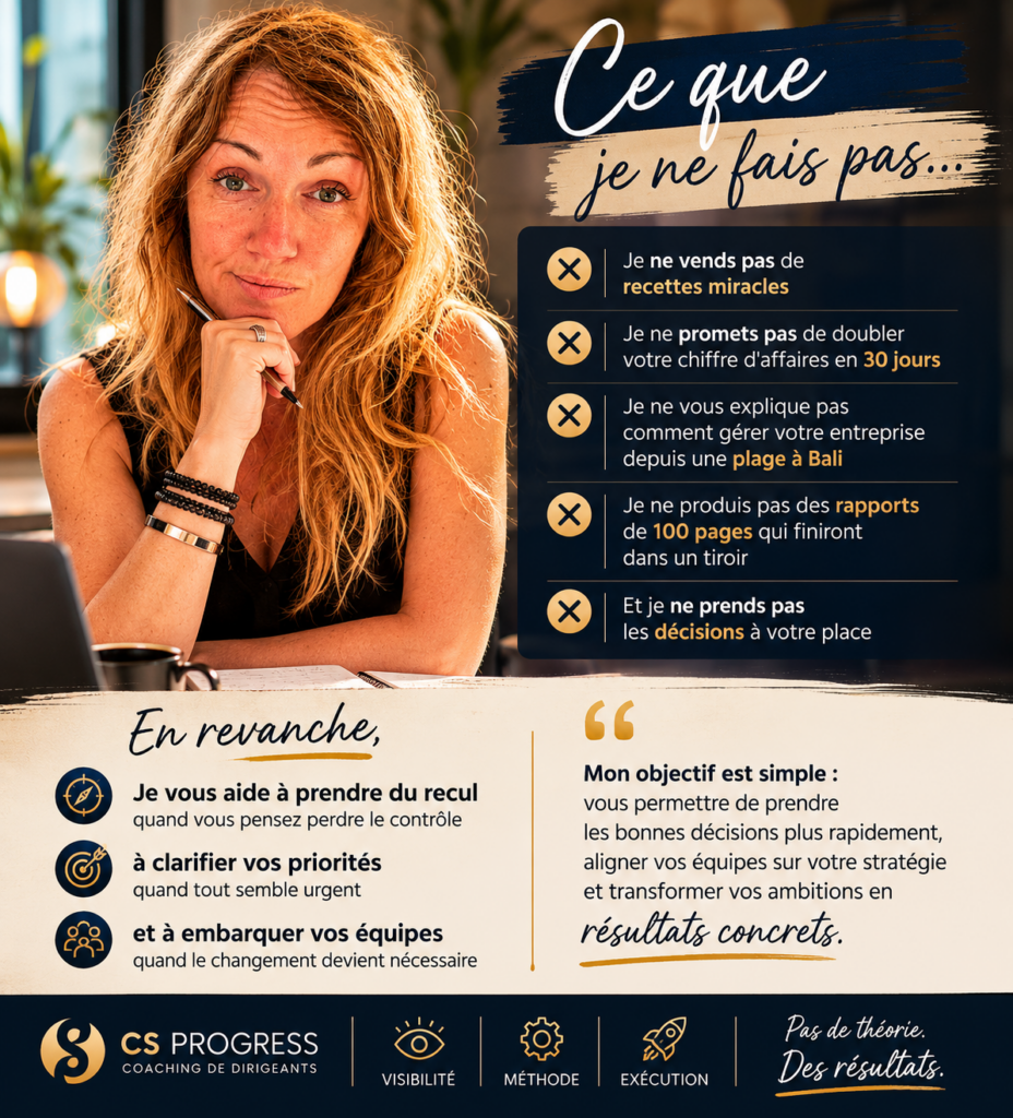 Ce que le coaching managรฉrial permet et propose